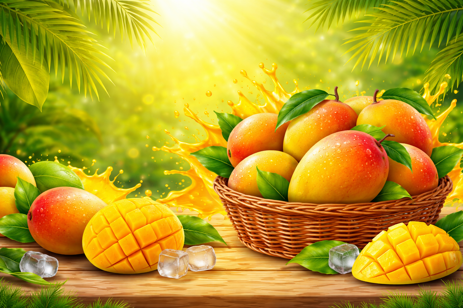 Tropical mango bliss on display